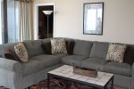 Living Room with NEW Sofa Sleeper